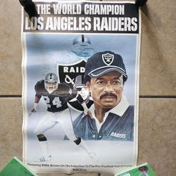 Los Angeles  Raiders Poster 
