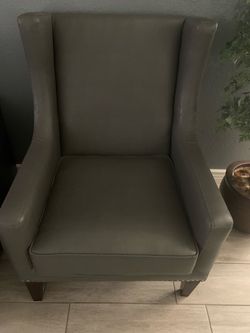 Beautiful gray pair of chair..