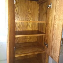 Bookshelf, Storage, Drawers, Pull Out Side Table, Armoire
