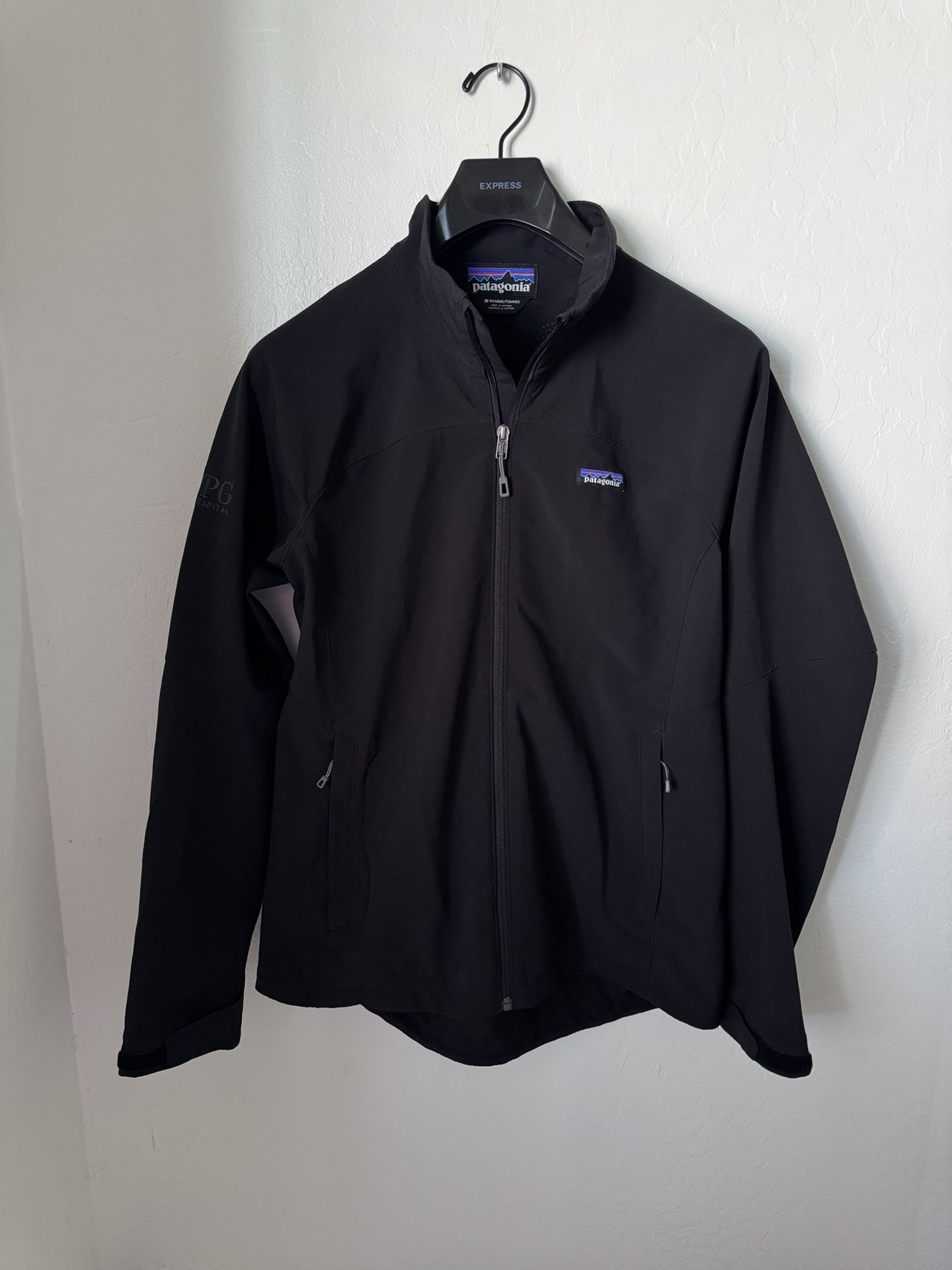 Patagonia Adze Soft-Shell Full Zip Black Jacket Women's Medium