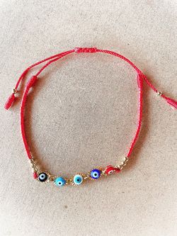 Evil eye bracelets in Red 🧿❤️✨