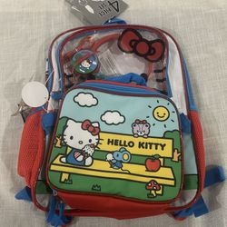 Hello Kitty Kid Back Pack Set