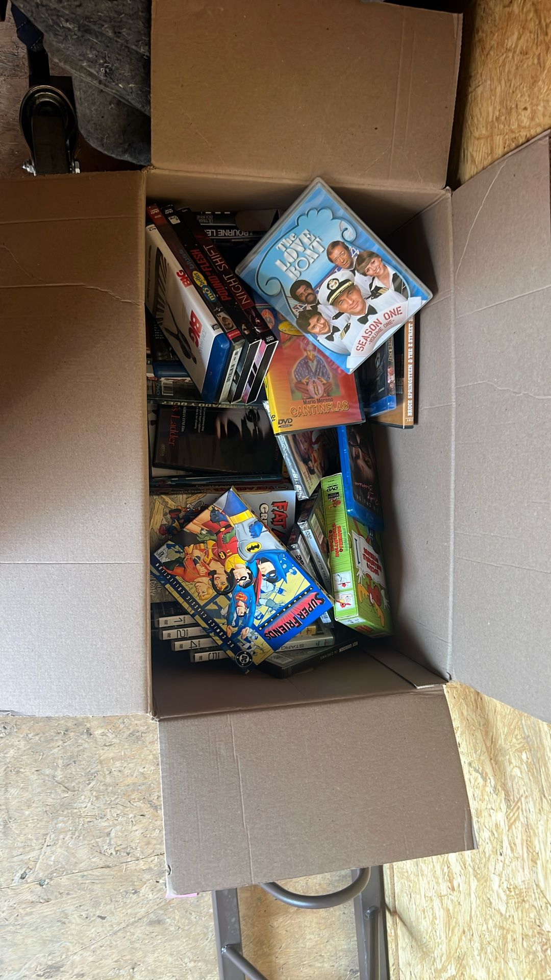 Blu-ray and DVD movies