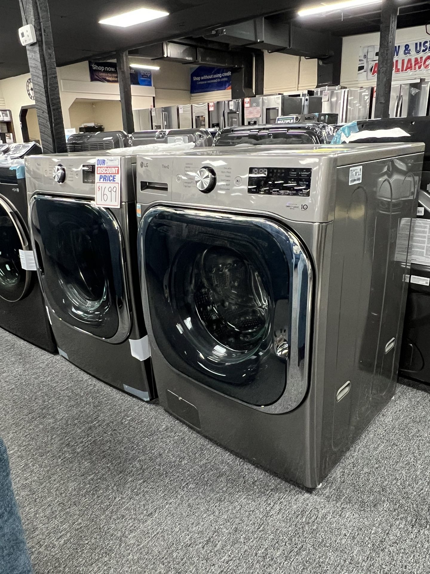 New Scratch & Dent Laundry Sets. Delivery & Set Up Available