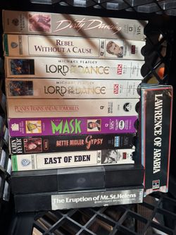 Free VHS Tapes/these Are Gone-awaiting To Be Picked Up