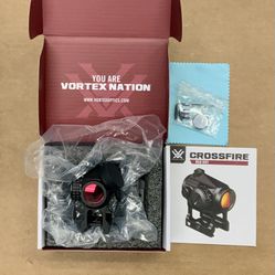 Vortex Crossfire Red dot CF-RD2 Sight Scope Gen II Multi Height Mount Zoom Magnifier Accuracy AR Shotgun Handgun Hunting Outdoors Hobby 