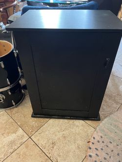 Black cabinet