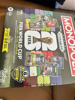 Monopoly Panini Prizm FIFA World Cup 2026 Board Game + Cards