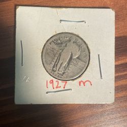 1927 M Liberty Quarter