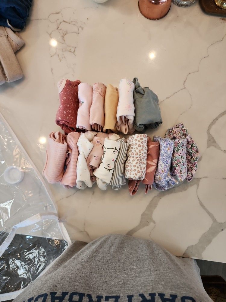 LOT of Baby Onesies 0-3 Month Old