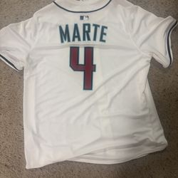 Ketel Marte White Authentic Diamondbacks Team Shop Jersey With Tags 