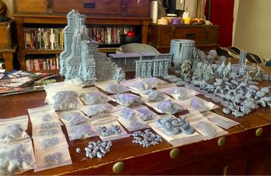 HUGE $1,000+ Warhammer 40k PFM Premium /GW 300pc Tabletop Miniatures Wargaming Bundle (40k/AoS/RPG)