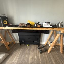 Wooden Entryway / TV Stand Table