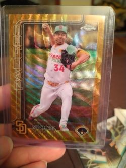 Michael King Padres Topps Chrome gold /50