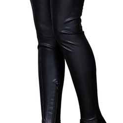 High Boots Leather Black 