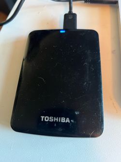 Toshiba external hard drive with cable