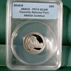54SP3>27 SILVER 2010 S PR70 STATE QUARTER