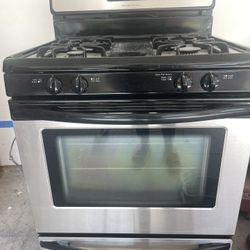 Fridge, Range 30”, Microwave With Vent.