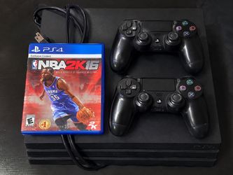 PS4 Pro 1TB + 2 Controllers + NBA 2K16