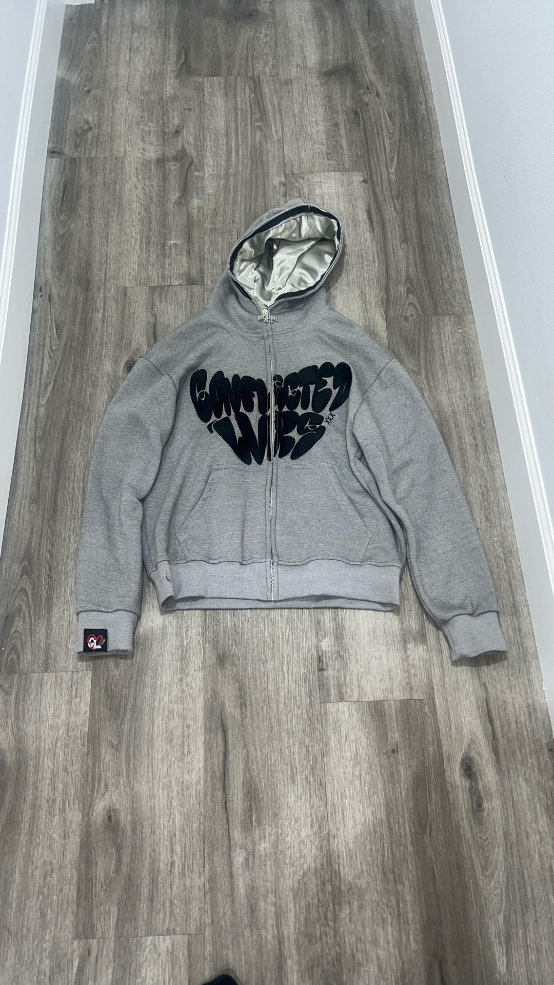 Grey Hoodie Size Large