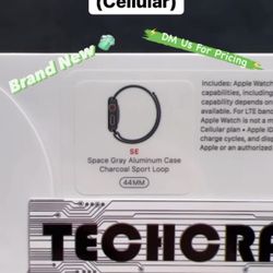 Apple Watch SE Space Gray (CELLULAR) **BRAND NEW**