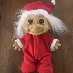 90’s Vintage Russ Troll In Santa Claus Pajamas 