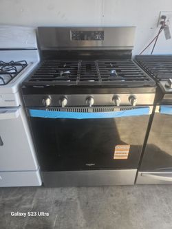 New Open Box Whirlpool 5 Burner Stainless Steel Convectional Gas Stove Range Estufa