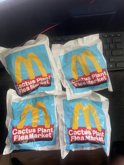 McDonald’s Cactus Plant Flea Market 2022 Toys Lot of 4 Factory Sealed