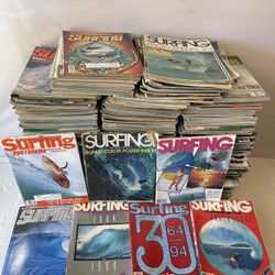 Huge Vintage Surfing Magazine.  1960s Thru 2013 Ish 