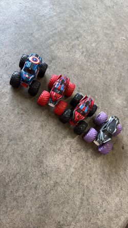 Super hero monster trucks