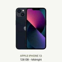 Apple iPhone 13 Midnight 128GB Cricket Wireless Unlocked - New