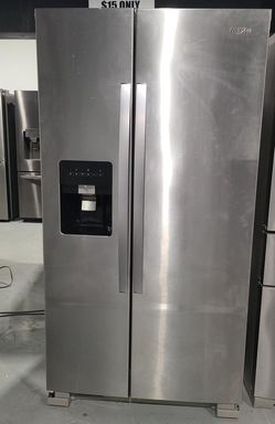 Whirlpool Side-by-Side Stainless Steel Refrigerator
