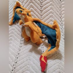 Mega Charizard Y Plush Pokemon Takara Tomy Posable Wings Soft Stuffed Doll Toy 