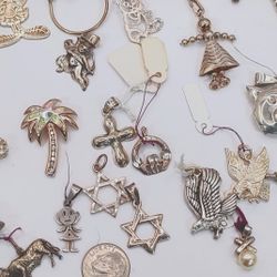 Sterling Silver Charms Pendants 