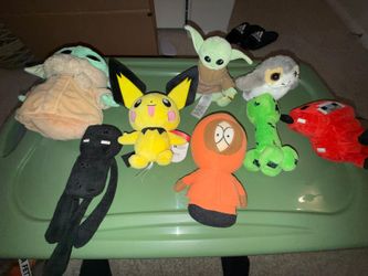 OBO! Plushies Minecraft, Pokémon, Starwars!