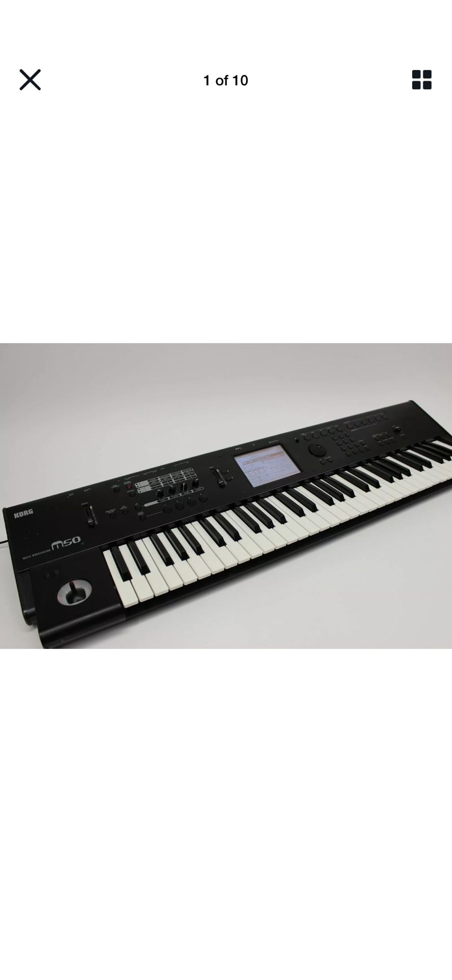 KORG M50 61 Key Keyboard Music Workstation Synthesizer