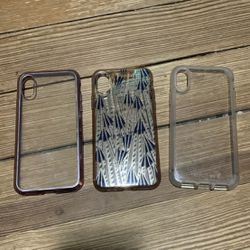 3 Clear I Phone X / XS Cases