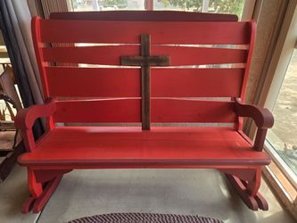 Rocking Chair, 2-seater, bench