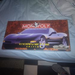 Corvette Special Edition Monopoly Board Game