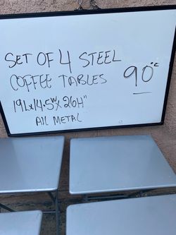 Set of 4 Steel