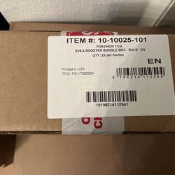 Pokemon Prismatic Booster Bundle Sealed Case