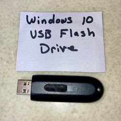 Windows 10 USB Flash Drive 