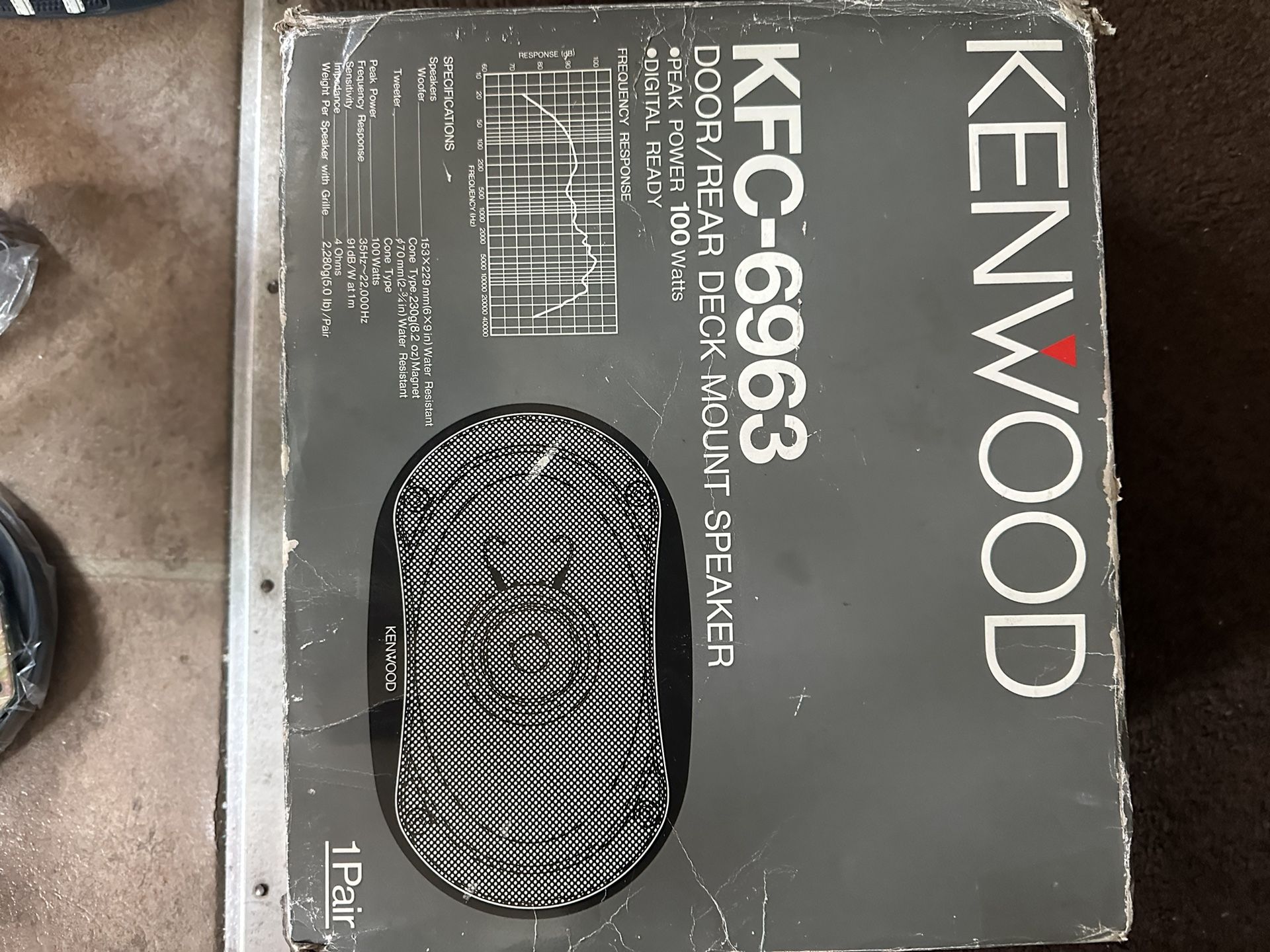 Ken wood KFC 6963 Car Speaker 100 Watts
