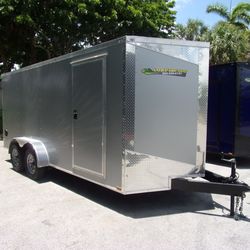 Enclosed trailer 7x16 | 3.5k axles | 75” interior height