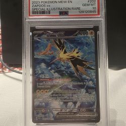 
🔥 PSA 10 Zapdos ex – Special Illustration Rare (2023) 🔥
