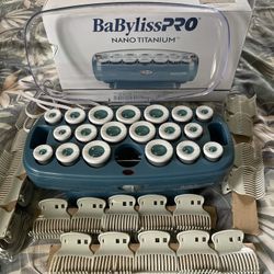 BaBylissPRO Nano Titanium Professional Hot Rollers For All Hair Lengths