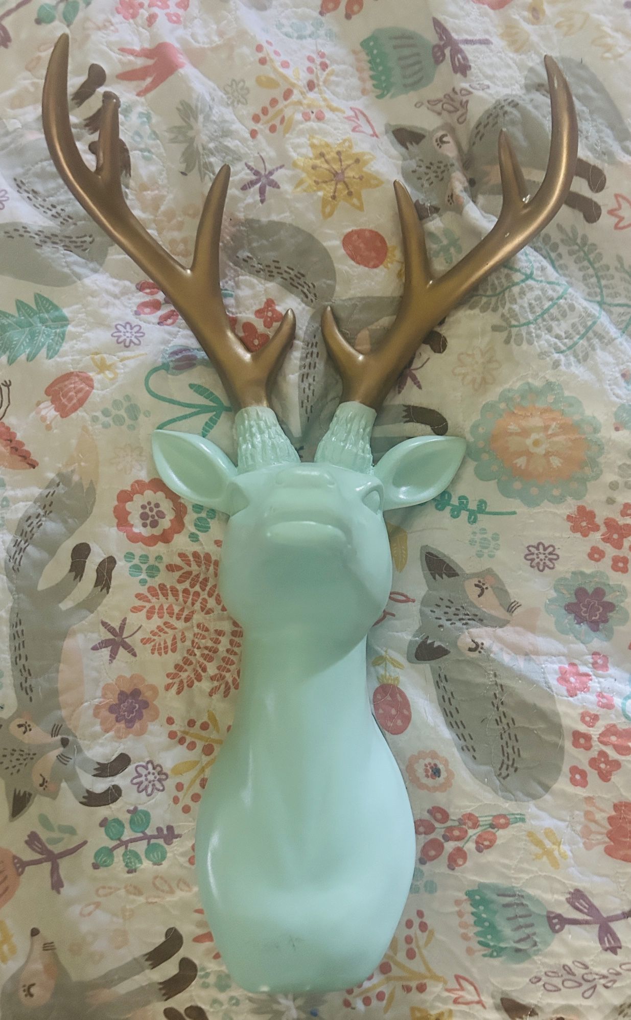 Fake Deer Head Wall Decor