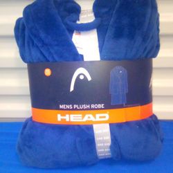 Men's Dark Blue Bath Robe 
