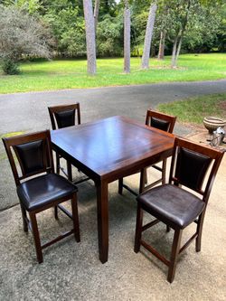 Upscale Wooden Dining Set