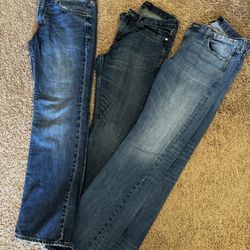 30x32. Mens Jeans 3 Pair